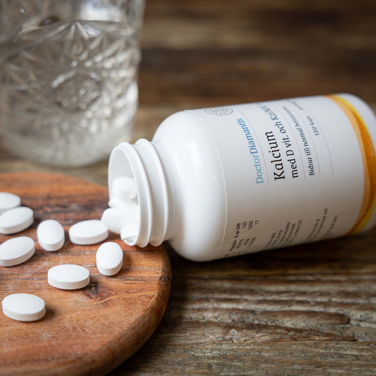 Kalcium med D vit och K2 (MK7) DoctorDiamantis