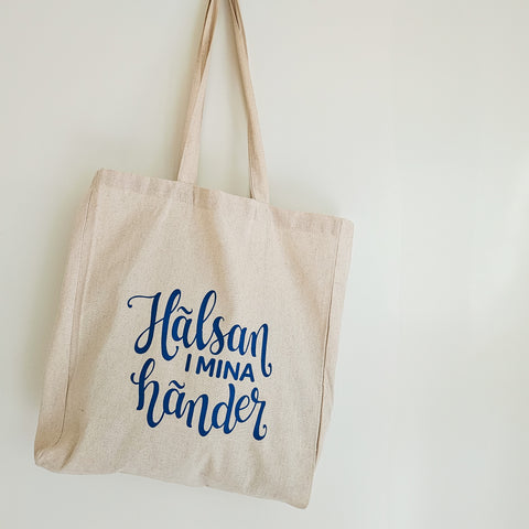 Tygpåse - "Hälsan i Mina Händer"